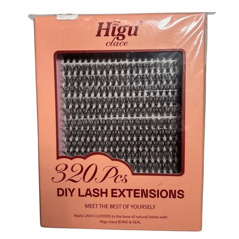 Higu Clace 320 Pcs DIY Lash Extensions Set Individual Lashes 9-13mm Lightweight